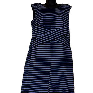 NorthStyle  Women's‎ Size 12 Sleeveless Striped Knee Length Dress